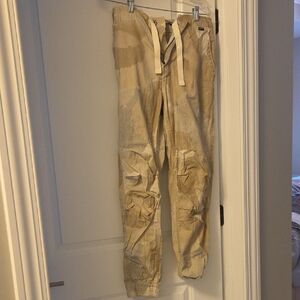 Men's G-Star Raw Tan Camo Cargo Joggers Sz 31